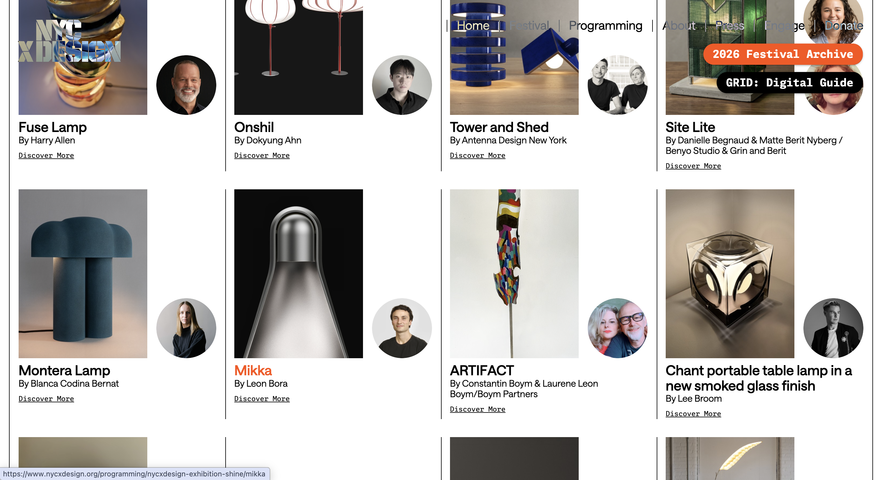 NYCxDESIGN Homepage